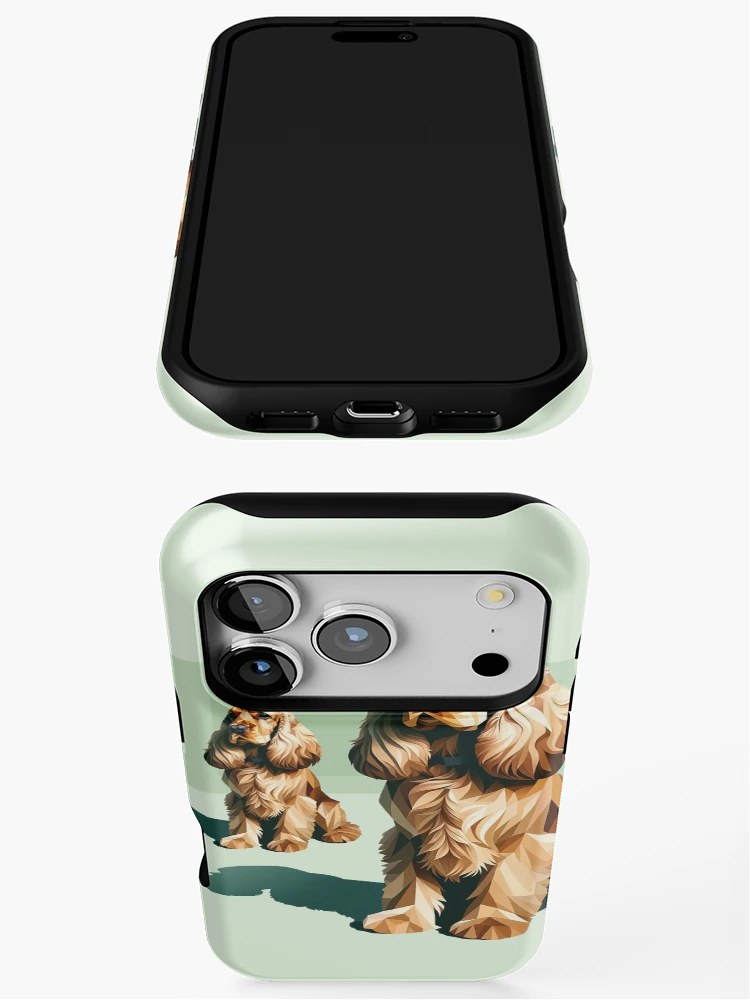Thumbnail 3 of 4, iPhone Case, Distinguished Cockapoo designed and sold by SimpleDesigns12.