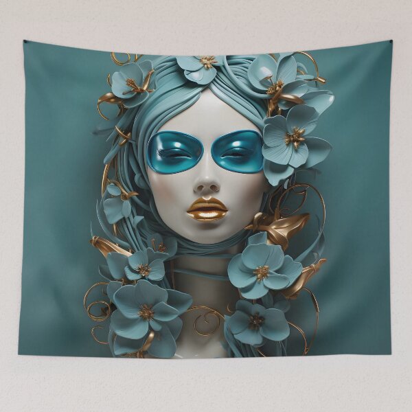 Item preview, Smaragdine Reflections: Orchid Glow designed and sold by AI-Only Creations.