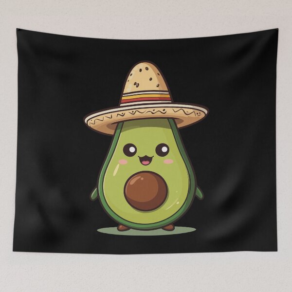 Item preview, Avocado With Sombrero Mexican Cinco De Mayo designed and sold by LuminOrb.