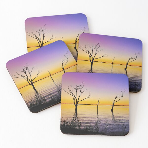 Item preview, Colourful Sunset over Lake Bonney designed and sold by Lexa Harpell.