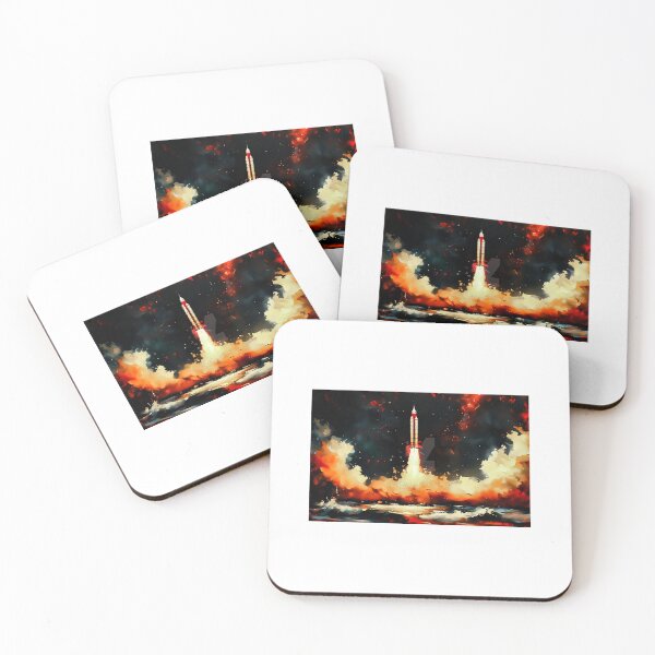 Item preview, Rocket launching to the sky designed and sold by GabiMediaArt.