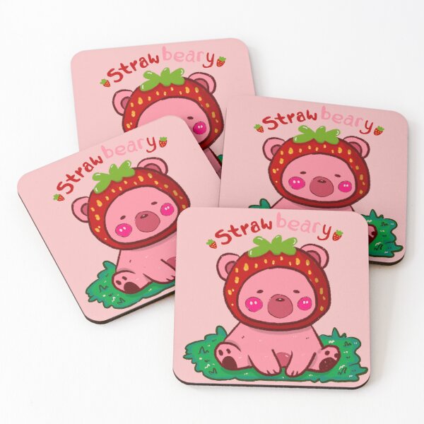 Item preview, My Sweet StrawBEARy  designed and sold by Alicia.Makes.Art.