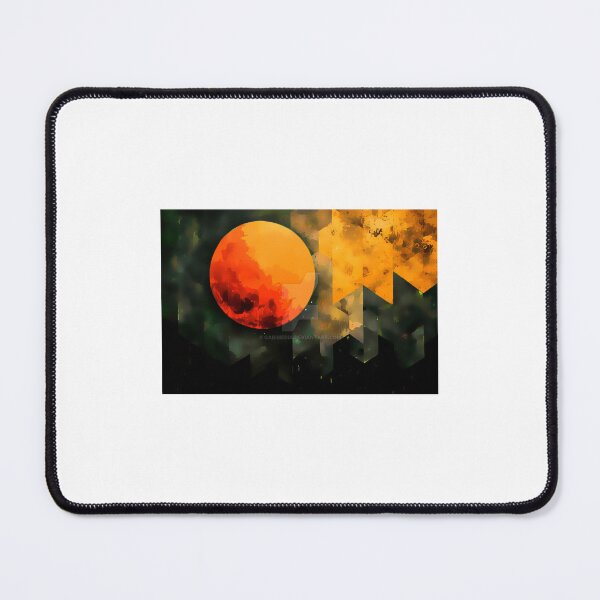 Item preview, The Mars over the Hexagon designed and sold by GabiMediaArt.