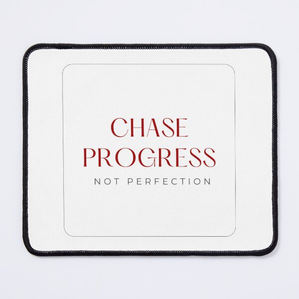 Item preview, Chase progress not perfection gym gear design designed and sold by SwoleGear.