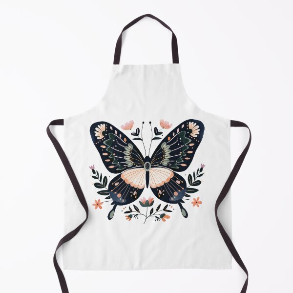 Artikelvorschau, Boho Schmetterlinge Blumen Klassischer Schmetterling Flora Mot Monarch entworfen und verkauft von darunwan.