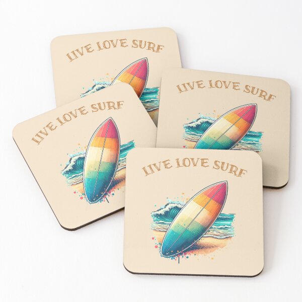 Item preview, Live, love, surf designed and sold by santiagoml.