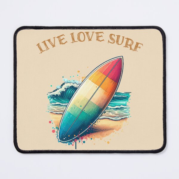 Item preview, Live, love, surf designed and sold by santiagoml.
