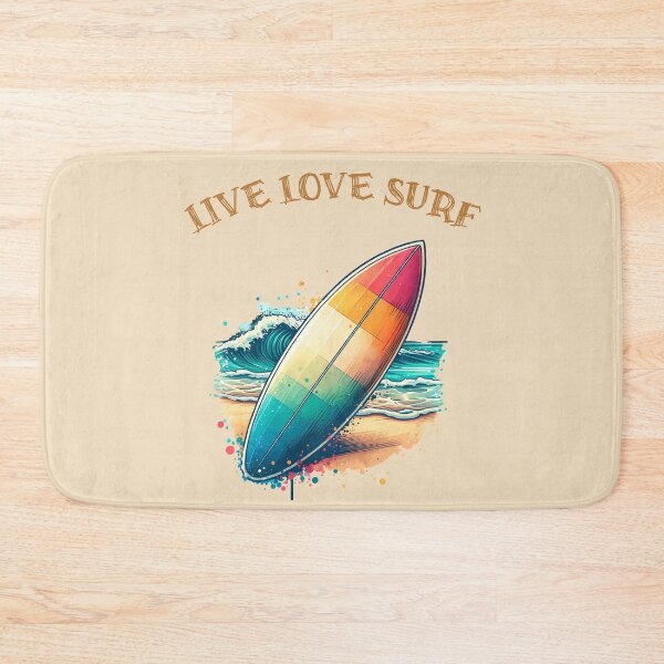 Item preview, Live, love, surf designed and sold by santiagoml.