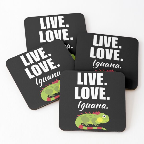 Item preview, Live, love, iguana. Funny iguana dragon lizard animal owner or keeper dad or mom designed and sold by NBSStore.