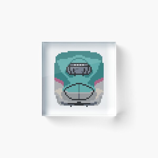 Item preview, Pixel Art E5 Series Shinkansen designed and sold by Martin's Pixel-Art Corner Store.