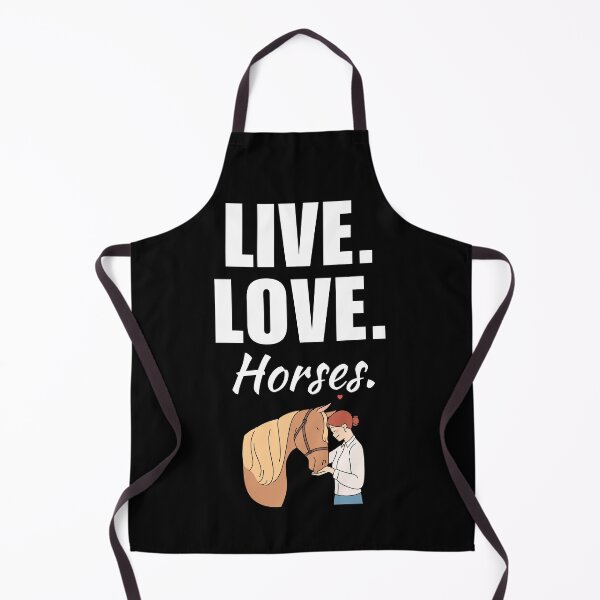 Item preview, Live, love, horses. Horse owner or breeder saying or quote for crazy horse lady or farmer designed and sold by NBSStore.
