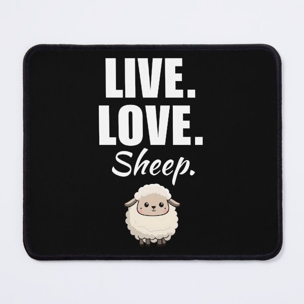 Item preview, Live, love, sheep. Funny sheep mom or dad quotes or saying for farmer who love sheep designed and sold by NBSStore.