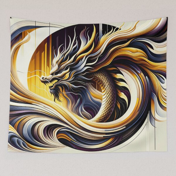 Item preview, Ethereal Swirls - Bohemian Dragon of Artistic Winds designed and sold by leyfinder.