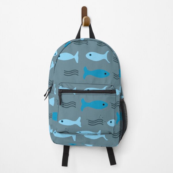 Item preview, Fish in water gray-blue background designed and sold by GENEST-V.
