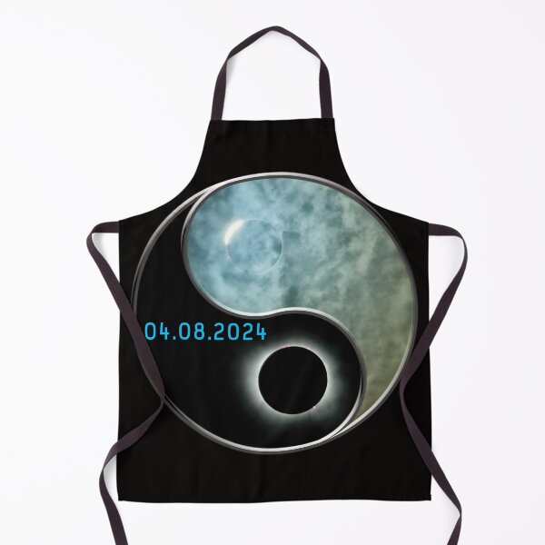 Item preview, Yin Yang Total Solar Eclipse 2024 with Date designed and sold by Warren Paul Harris.