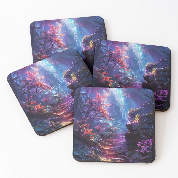 Item preview, Glowing Expedition: Delving into the Mysteries of Japan's Magical Forest designed and sold by Mullet Monkey.