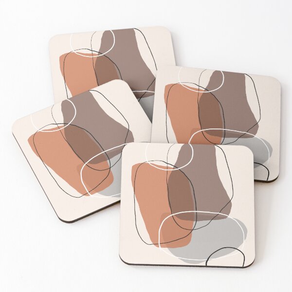 Item preview, Abstract in beige, brown and grey designed and sold by Boryana Korcheva.