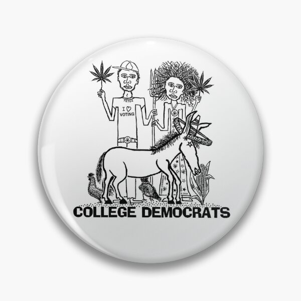 Item preview, COLLEGE DEMOCRATS ~ AFRICAN AMERICANS ~ DONKEY ~ MARIJUANA LEAVES ~ (V-6-112) designed and sold by RodeoMalibu.