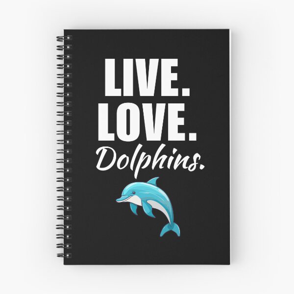 Item preview, Live, love, dolphins. Funny dolphin animal owner or trainer quote or saying designed and sold by NBSStore.