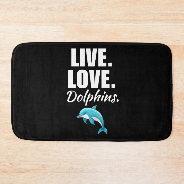 Item preview, Live, love, dolphins. Funny dolphin animal owner or trainer quote or saying designed and sold by NBSStore.
