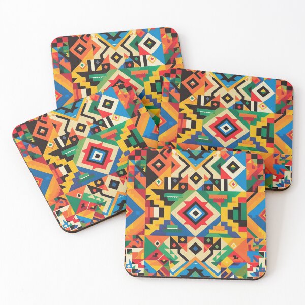 Item preview, Colorful Pattern Mexican designed and sold by NicolasGlowArt.