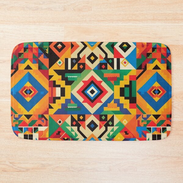 Item preview, Colorful Pattern Mexican designed and sold by NicolasGlowArt.