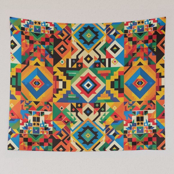 Item preview, Colorful Pattern Mexican designed and sold by NicolasGlowArt.