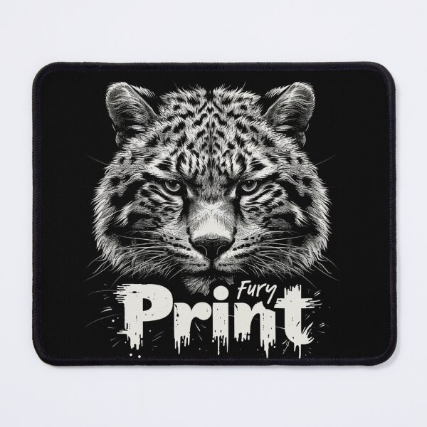 Item preview, cat fury print 001 designed and sold by BartHugoKnight.