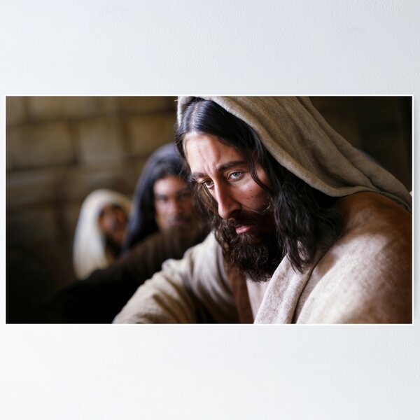 Item preview, Light of the World: A Contemplative Christ designed and sold by ShroudFaceAI.