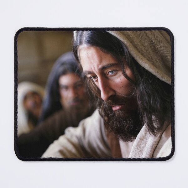 Item preview, Light of the World: A Contemplative Christ designed and sold by ShroudFaceAI.