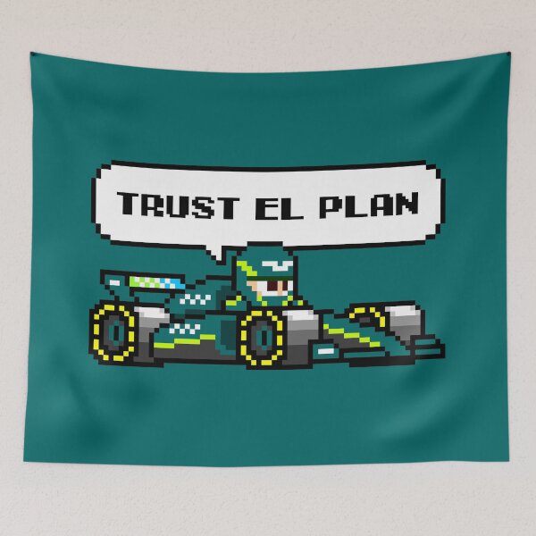 Item preview, Fernando Alonso: Trust El Plan (F1 Team Radio) designed and sold by The Armorsmith.