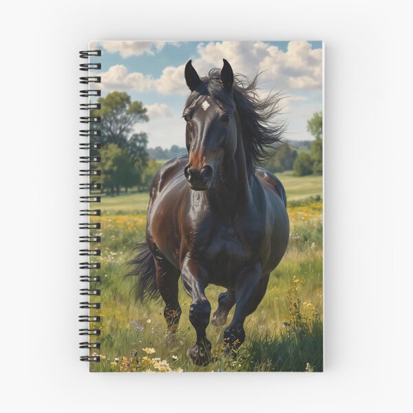 Item preview, Beautiful white horse in the green meadow designed and sold by digoarpi.