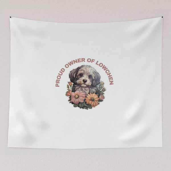 Item preview, Cute Flower Lowchen Mom Dad Guardian Angel Best Friend Doggie Paw designed and sold by SMARTKIT  DESIGNAGENCY.