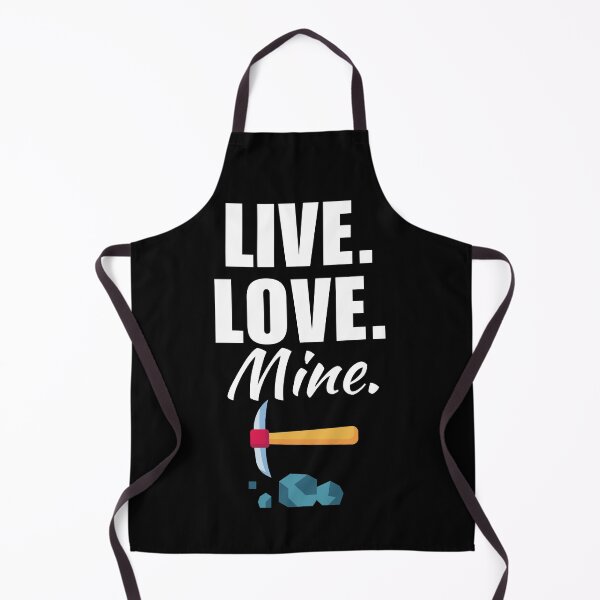 Item preview, Live, love, mine. Funny miner job or profession quote or saying for miner dad or husband designed and sold by NBSStore.