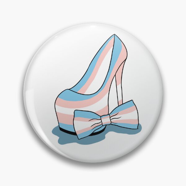 Item preview, Trans Flag Heel + Bow Tie by Viridescent Creation designed and sold by VirCreation.