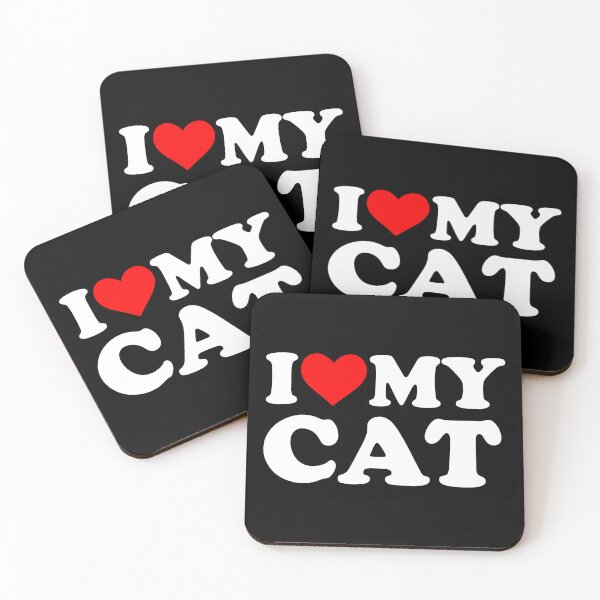 Item preview, I Love My Cat designed and sold by Crazycatgraphic.