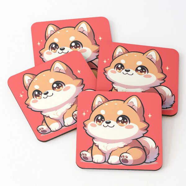 Item preview, Mischief on Paws: Chibi Corki's Day Out Dog Cute designed and sold by TarotDigital.
