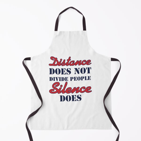 Item preview, Distance does not divide people - silence does designed and sold by adam1762.