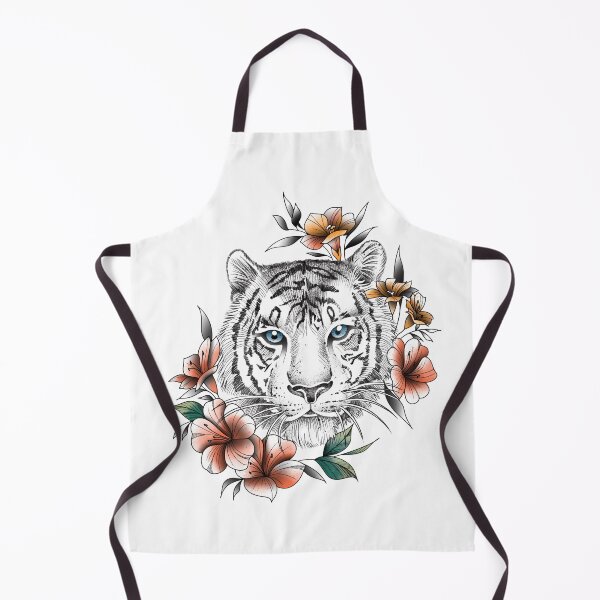 Item preview, Tiger with Lilies designed and sold by Surreal Ilustra.