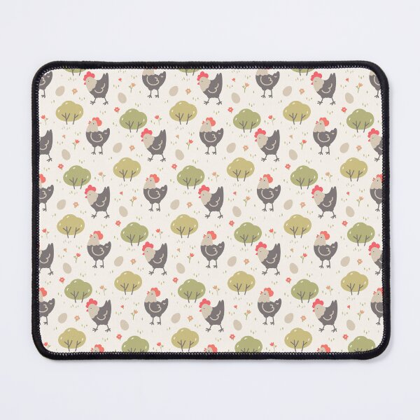 Item preview, Farm birds family. Chicken characters, Easter eggs, bush. Doodle designed and sold by Nattalu.