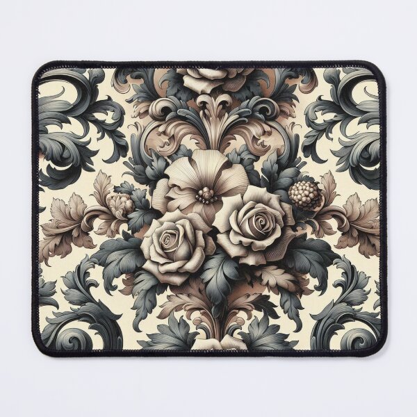 Item preview, Matte Teal & Cream Baroque designed and sold by DesignsByPrnces.