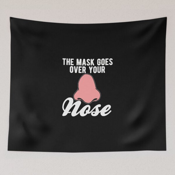 Item preview, The Mask Goes Over Your Nose   Cool Nose Edition   designed and sold by MatilBarros.