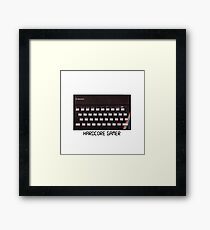 Hardcore Gamer Spectrum Framed Print