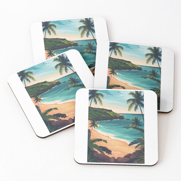 Item preview, Oahu: Hawaii's Diverse Island Gem designed and sold by NeuralVibe.
