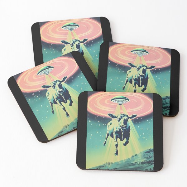 Item preview, UFO - Cow Abduction designed and sold by SameeraDammeyer.