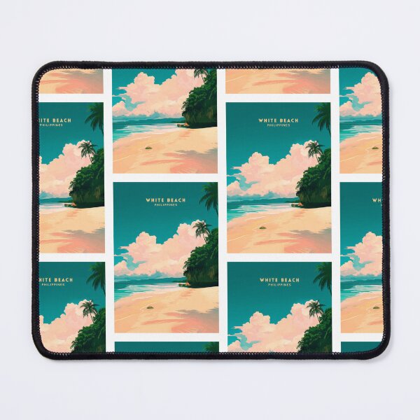 Item preview, White Beach: Philippines' Tropical Haven designed and sold by NeuralVibe.