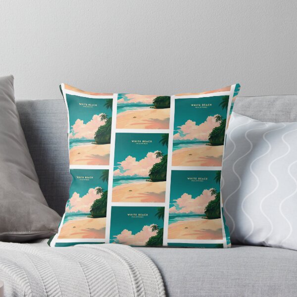 Item preview, White Beach: Philippines' Tropical Haven designed and sold by NeuralVibe.