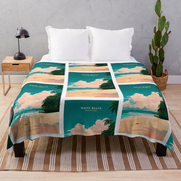 Item preview, White Beach: Philippines' Tropical Haven designed and sold by NeuralVibe.
