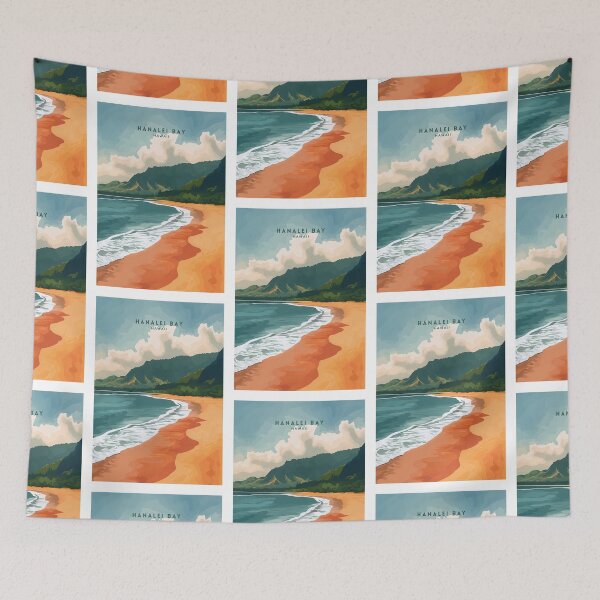 Item preview, Hanalei Bay: Hawaii's Coastal Paradise designed and sold by NeuralVibe.