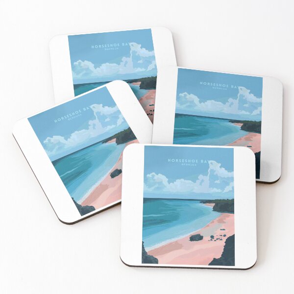 Item preview, Horseshoe Bay: Bermuda's Coastal Gem designed and sold by NeuralVibe.